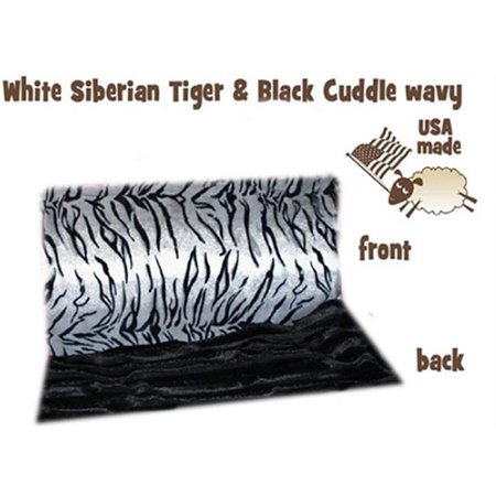 MIRAGE PET Mirage Pet 500-061 BB White Siberian Tiger Big Baby Blanket 500-061 BB